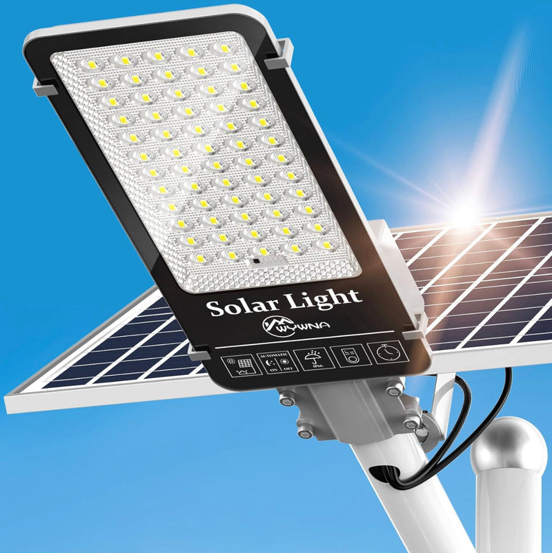 Solar Street Light 1200W Solar Street Lights Outdoor Waterproof 120000LM Solar Powered Led Street Light Dusk to Dawn Super Bright Commercial