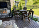 Round Outdoor Counter Height Table