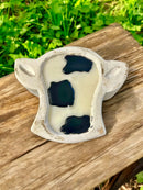Autumn Flannel Mini Cow Head Dough Bowl