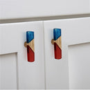 Mascot Hardware Fusion 2-7/8 in. Smoky Effect Resin & Wood Drawer Cabinet Knob