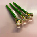 Future Is Female Chartreuse Green Gem Pen | Giftable Single Pen | Novelty Office Desk Supplies