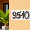 House Address Numbers, 4-Inch Antique Cast Iron for Door or Mailbox