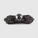 Crystal Drawer Pull, Cast Iron Vintage Cabinet Knob Hardware