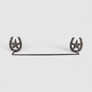 Horseshoe Towel Rack, Western Cast Iron for Bath or Kitchen