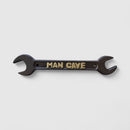 Spanner Wrench Man Cave Plaque, Cast Iron Industrial Garage Decor