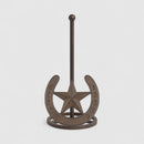 Star and Horseshoe Paper Towel Holder, Western Cast Iron