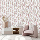 Pink Herbal Wallpaper