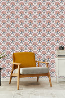 Modish Multicolored Pattern Wallpaper Tasteful