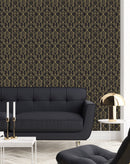 Black and Gold Pattern Wallpaper