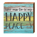 Lake Martin is My Happy Place | Wall Art Print on Real Wood