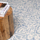 Gagebrook Blue Wool Area Rug