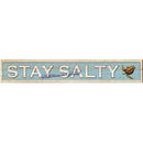 Stay Salty, Hutchinson Island Sea Turtle | Wall Art Print on Real Wood
