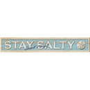 Stay Salty, Sewall's Point Sand Dollar | Wall Art Print on Real Wood
