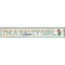 I'm A Salty Girl, Stuart Mermaid | Wall Art Print on Real Wood