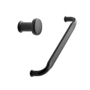 Matte Black "Gate" Knob and Drawer Pull