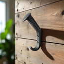 Railroad Spike Wall Hook, Cast Iron Rustic Industrial for Coats or Hats