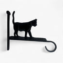 Cat Plant Hanger, Cast Iron Wall Bracket, Outdoor Garden