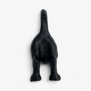 Dog Tail Wall Hook, Black Cast Iron for Leashes and Coats