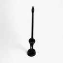 Flamingo Toilet Paper Holder, Black Cast Iron Bathroom Decor
