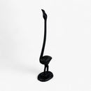 Flamingo Toilet Paper Holder, Black Cast Iron Bathroom Decor