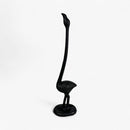 Flamingo Toilet Paper Holder, Black Cast Iron Bathroom Decor