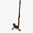Frog Paper Towel Holder, Weathered Copper Cast Iron Kitchen Decor
