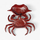 Crab Key Hider, Cast Iron for Coastal Garden, Porch or Patio