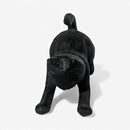 Cat Door Stop and Bookend, Black Cast Iron Shelf or Desk Decor