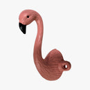 Flamingo Wall Hook, Pink Cast Iron for Towels, Keys or Leashes
