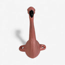 Flamingo Wall Hook, Pink Cast Iron for Towels, Keys or Leashes