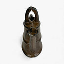 Miniature Watering Can Garden Statue, Cast Iron Shelf or Patio Decor