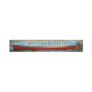 Welcome to Dunaway Red Canoe | Wall Art Print on Real Wood