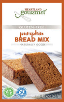 Gluten Free Pumpkin Bread Mix | Pack of 6 | 11 oz | Shipping Included | Heartland Gourmet  | 2028