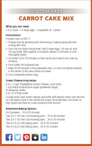 Gluten Free Carrot Cake Mix | Pack of 4 | 16 oz | Shipping Included | Heartland Gourmet | 2020