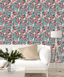 Modish Pink Little Flowers Wallpaper