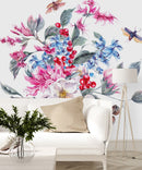 Modish Flowers and Bugs Wallpaper Smart