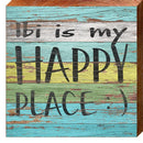 Long Beach Island is my Happy Place GIF13 | Wall Art Print on Real Wood