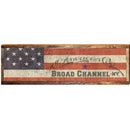 All American City Broad Channel NY | Wall Art Print on Real Wood