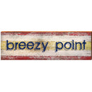 Breezy Point Stripes | Wall Art Print on Real Wood