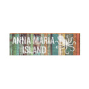 Anna Maria Island, Florida Octopus Wooden Sign | Wall Art Print on Real Wood