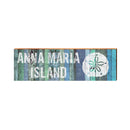 Anna Maria Island, Florida Sand Dollar Wooden Sign | Wall Art Print on Real Wood
