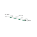 GLASSLINE Standard Shelf and CLIP Support