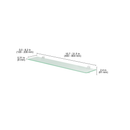 GLASSLINE Standard Shelf and CLIP Support