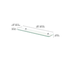 GLASSLINE Standard Shelf and JAM Clip