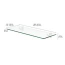 GLASSLINE Standard Shelf and SCOOP Clip