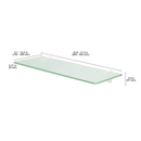 GLASSLINE Standard Shelf and SCOOP Clip