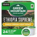 Green Mountain Fair Trade Ethiopia Supreme K-Cups, Medium-Dark Roast – 24 Count