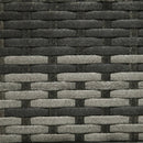 Grey Modern PE Rattan Wicker Raised Garden Bed Elevated Planter Box