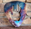 Jerry Garcia of The Grateful Dead Hand Guitar Pick Metal Art