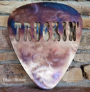 Grateful Dead Truckin' Guitar Pick Metal Art
